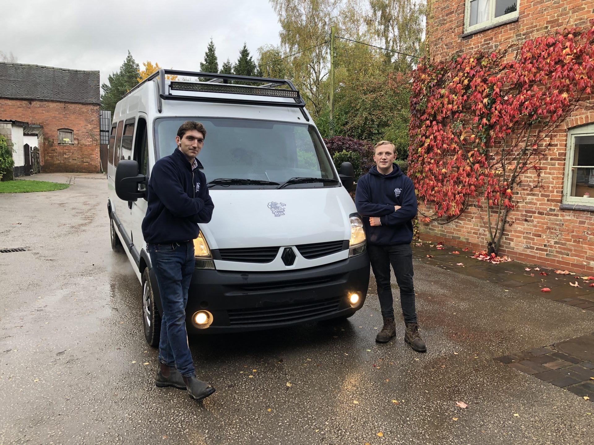 The base van team with a fully equipped renault master including light bar