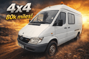 Mercedes Sprinter 313 4x4 MWB Direct Authority, only 80k!